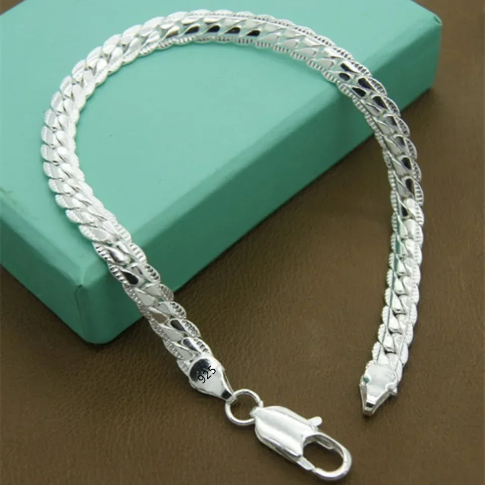 Bracelete em prata 925 - Unissex