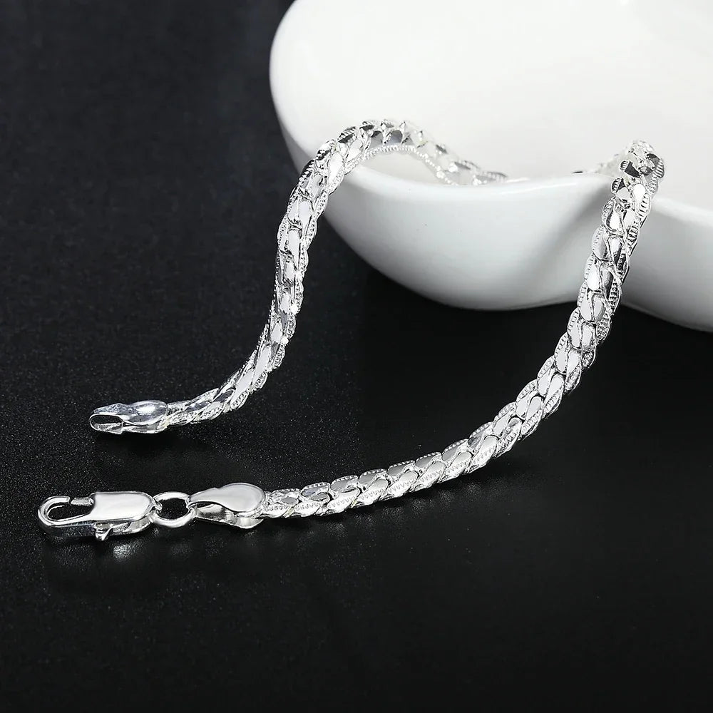 Bracelete em prata 925 - Unissex